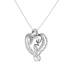 Colgante de Corazón Abierto AJRETAIL - Diamante Natural de 0.07 Quilates, Color EF, Claridad VS - Product Image 5