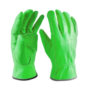 Guantes de seguridad de cuero de grano de oveja reforzados Reflectante Industrial Jardín Trabajadores Conducción Ropa DE TRABAJO Mano protectora - Product Image 4