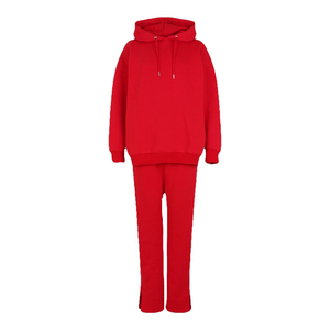 Conjunto Deportivo de Invierno Personalizable para Mujer, Talla Grande, Estilo Urbano, Sudadera Transpirable con Capucha, Pantalones Deportivos con Logotipo Estampado para Adultos - Product Image 6