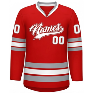 Nueva Camiseta de Hockey 2026 Personalizada con Sublimación Digital, Transpirable, Unisex, Manga Larga, Uniforme de Hockey sobre Hielo - Product Image 2