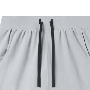 Men's High Street Style Polyester Casual Drawstring Shorts Adjustable Waist Breathable Quick Dry for Gym Running Outdoor - Product Image 5