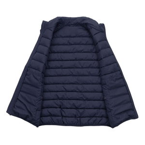 MOVA TEXTILES Gilet bouffant coupe-vent sans manches pour hommes Bonne qualité 100% Polyester Coton Toile Rembourrage Veste coupe-vent - Product Image 6