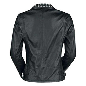 Vestes en cuir pour femmes de haute qualité, vestes d'hiver avec détails boutonnés, design respirant, tailles et couleurs personnalisables - Product Image 6