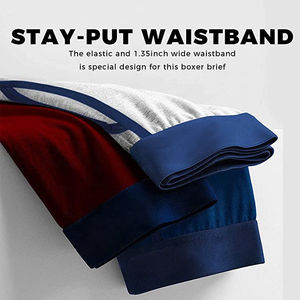Calzoncillos Bóxer Premium Personalizados para Hombre, Cómodos, de Secado Rápido, Transpirables, Antibacterianos, Colores Personalizados, Hechos con Calidad Premium - Product Image 2