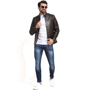 Veste en cuir de vachette véritable de nouvelle collection pour hommes élégants avec un design et des couleurs personnalisés dernier design à des prix abordables - Product Image 4