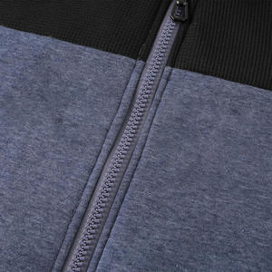 เสื้อฮู้ดซิปสำหรับผู้ชายเนื้อผ้าใส่สบายพิมพ์โลโก้ได้ตามต้องการ - Product Image 3