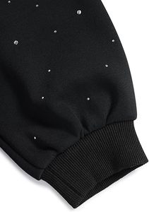 Nouveau pull à capuche vierge 100 coton personnalisé diamant strass à capuche pour hommes - Product Image 4