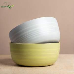 Bol en bambou spiralé artisanal, léger, écologique, pour la maison, les fêtes, style moderne - Product Image 1