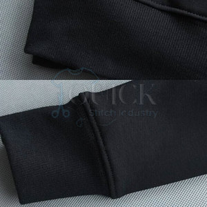 Sudadera de Invierno Personalizada con Logotipo, Mezcla de Algodón Ecológica, Transpirable, de Alta Calidad, con Pedrería para Hombre - Product Image 3