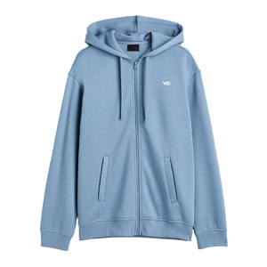 Sweat à capuche pour hommes de haute qualité tissu haut de gamme Logo personnalisé couleur fermeture éclair Style hiver à capuche ODM solide nouveauté prix de gros - Product Image 3