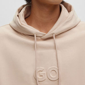 เสื้อฮู้ดลายนูนวัสดุอบอุ่นผ้าฝ้ายสำหรับผู้ชาย - Product Image 3