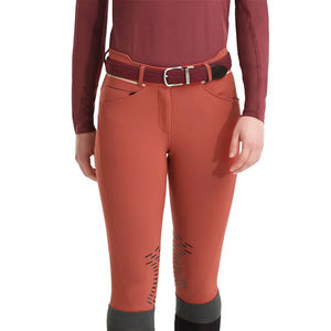 Leggings équestres pantalon femme taille moyenne anti-dérapant Silicone Jodhpurs équitation compétition culotte - Product Image 5