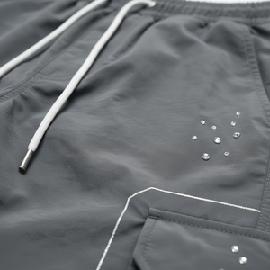 Pantalones Cortos Afrofuturistas Premium para Hombre, Estilo Urbano, Moda Viral, Estampado Puff de Alta Densidad, Prenda Cultural - Product Image 4