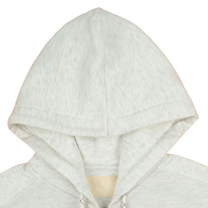 <b>Oversized</b> 100% Cotton Zipper <b>Hoodie</b> for <b>Men</b> Custom Print Solid Pattern Winter Thermal <b>Fleece</b> Material - Product Image 3