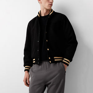 Veste universitaire pour homme avec logo personnalisé, de haute qualité, style sportif d'hiver, broderie en chenille, doublure en laine, fermeture à boutons, veste universitaire pour homme - Product Image 1