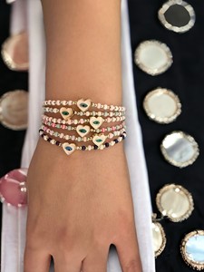 Pulsera Bohemia DAFNI BIG PAZAR con Cuentas, Piedras Naturales y Microincrustaciones de Aleación de Metales Preciosos, Unisex, Regalo de Estambul - Product Image 3