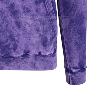 Sudaderas con capucha de lavado de ácido sólido de invierno de diseño de alta calidad estilo callejero superventas para hombres - Product Image 6