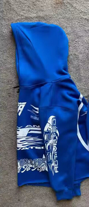 Nouveauté Survêtement de qualité supérieure avec logo personnalisé pour hommes, survêtement sérigraphié, vêtements de rue, sweat à capuche sans ourlet, survêtement en tissu éponge français - Product Image 5