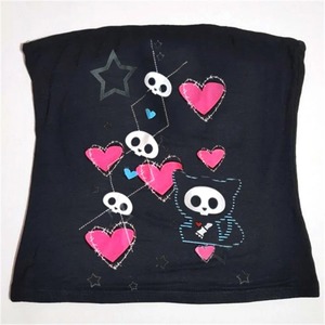 Femmes Vintage Punk Noir Crop Tops Nouvelle Mode Jersey T-Shirt avec Lettres Imprimer Streetwear Bébé Tee avec Manches Courtes - Product Image 6