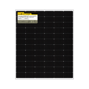 Panneau solaire monocristallin et polycristallin Emrys Solar ES550M72-S2-BF HJT PERC BIPV pliable avec couche arrière blanche et couvercle avant en verre - Product Image 2
