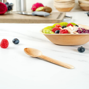 Premium Eco-Friendly Durable Biodegradable Compostable Palm Leaf Spoon Sustainable Cutlery for Parties and Events - Product Image 5