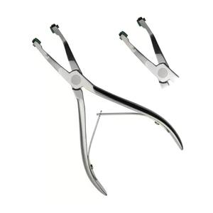 Pince de retrait de couronnes dentaires, extracteur de bridges, pince à dents en acier inoxydable pour le retrait de couronnes - Product Image 1