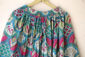 Wholesale 100% Cotton Fabric Long <b>Skirt</b> for Women's Clothing, Handmade Vintage Style <b>Skirt</b> Dress - Product Image 2