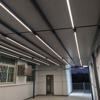 Pergola pliante élégante et imperméable, auvent rétractable à couverture intégrale pour terrasse de restaurant