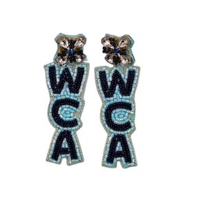 Boucles d'oreilles pendantes brodées de qualité supérieure taille personnalisée pour les filles vêtements de fête pour femmes disponibles prix de gros par glowin fashion - Product Image 4