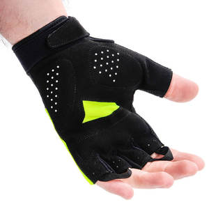 Gants de sport d'été unisexes pour activités de plein air, demi-doigts, respirants, en polyester, pour le cyclisme, avec protection solaire et antidérapants - Product Image 3
