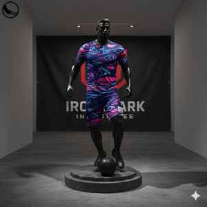 กางเกงฟุตบอลผ้าโพลีเอสเตอร์ 100% ระบายอากาศ แห้งเร็ว น้ำหนักเบา ยืดได้สี่ทิศทาง ดีไซน์สวย คุณภาพสูง - Product Image 1