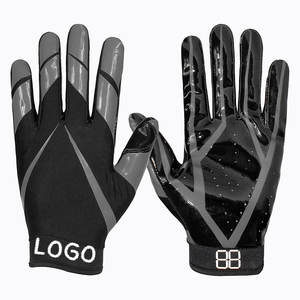 Nouveaux gants de football américain respirants par sublimation pour hommes à bas prix de haute qualité - Product Image 4