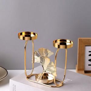 Portavelas de Metal para decoración del hogar, candelero para iluminación y juego, portavelas decorativo con acabado antiguo elegante - Product Image 1