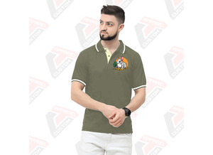 Signature Homme Rayé pour Polo T-Shirt Respirant Élégant Écologique Denim Batik Velours Côtelé Tissus pour Été Chic Appliques - Product Image 4