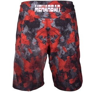 กางเกง MMA สำหรับผู้ชาย สีแดงดำ ลายพราง ระบายความชื้นได้ดี ทรงปกติ ชุดกีฬา - Product Image 3