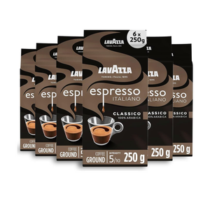 Café Molido Lavazza Espresso 250g Paquete a Granel - Suministro al por Mayor para Cafeterías, Hoteles y Restaurantes - Product Image 1