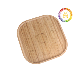 Elegante bandeja de bambú con artesanía fina, tacto suave y construcción ecológica para suministro minorista y a granel - Product Image 4