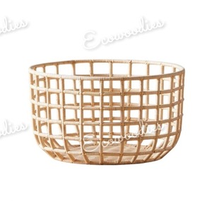 Cesta de mimbre de bambú antioxidante hecha a mano, ropa sucia tejida a mano, cesto de lavandería para la organización de la sala de estar - Product Image 6