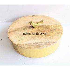 Ensemble de 2 casseroles Chapati avec couvercle en verre transparent pour miroir - Product Image 2