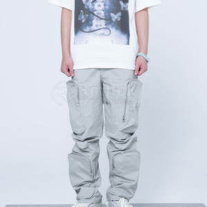 Pantalones Anchos de Nailon de Primera Calidad, Corte Holgado, Estilo Urbano, Casual, a la Moda - Product Image 4