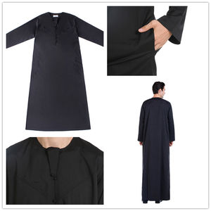 Stylish Thobes Custom Chest tussle Traditional OEM Modern Style <b>Men's</b> <b>Thobe</b> Latest Design <b>Thobe</b> / Thawb - Product Image 2