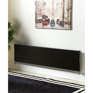 Radiateur domestique au gaz BRUNETTA, design plat en aluminium noir, garantie de 2 ans, télécommande, réglable, pour salon - Product Image 1