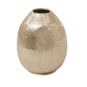 Florero martillado de Metal dorado de calidad superior, exhibición de flores de hierro moderna para bodas, accesorio decorativo fantástico - Product Image 2