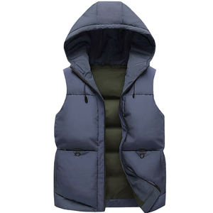 Chaleco Acolchado con Capucha para Hombre, Ropa de Abrigo sin Mangas para Invierno - Product Image 6