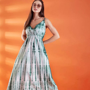 Vestido largo de verano hecho a mano para mujer, Maxi, holgado, ajustado, para vacaciones y playa, Sexy, 2023 - Product Image 1