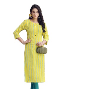 Collection de Kurtis longs en rayonne à motifs élégants pour la vente en gros - Product Image 3