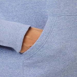 Sudaderas con capucha de talla grande para mujer al por mayor sudaderas con capucha transpirables de alta calidad de tela de algodón de color sólido en blanco para mujer - Product Image 3