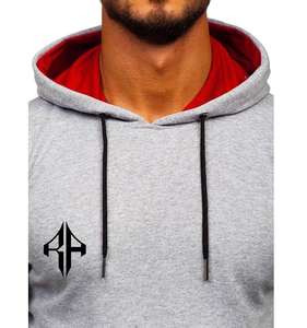 Nuevo estilo, venta al por mayor, sudaderas con capucha para hombre, serigrafía, de algodón 100% Material, logotipo personalizado de alta calidad premium para hombre - Product Image 6