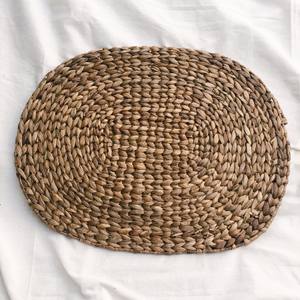 Water hyacinth place mat highest quality handweaving table <b>placemat</b> charger plates wholesale - Product Image 2