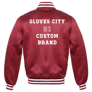 Veste bomber matelassée en satin avec logo personnalisé, design réversible coupe-vent, veste d'hiver respirante - Product Image 5